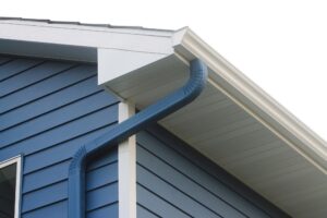 Seamless aluminum gutters installed on a residential home in St. Cloud, MN