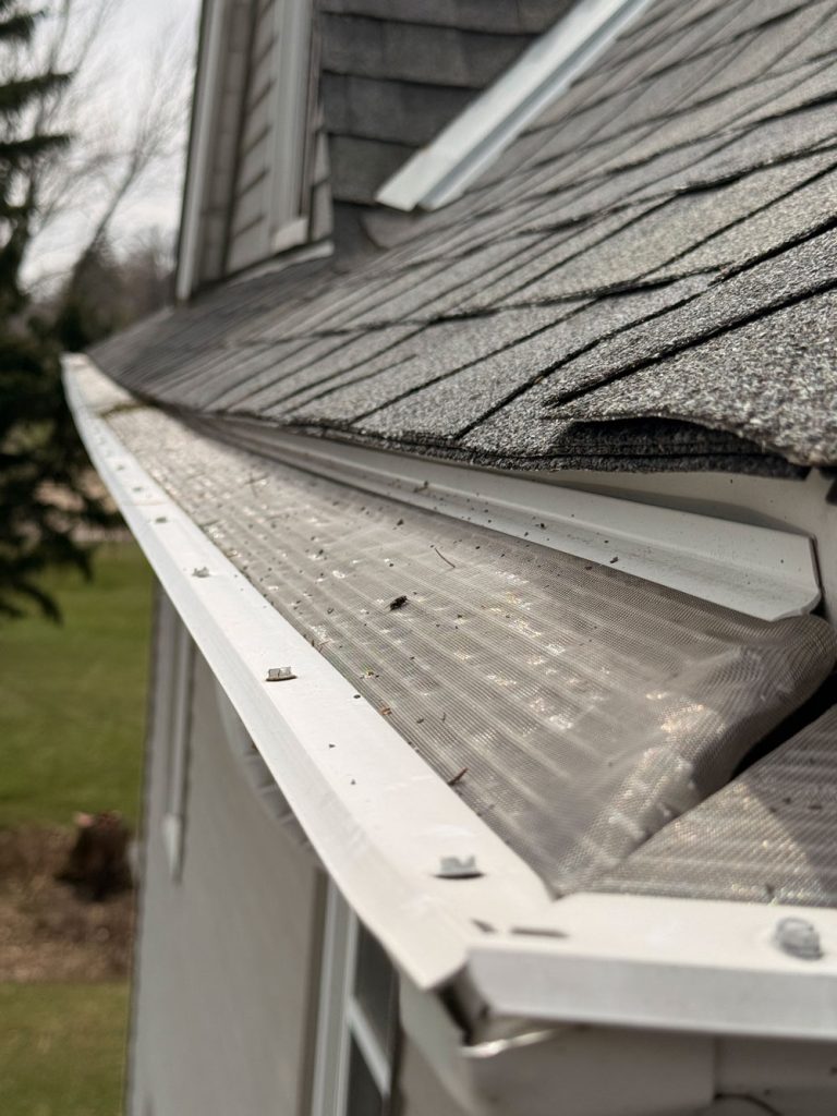 hail storm rice goodhue county roofing damage shingsle gutter